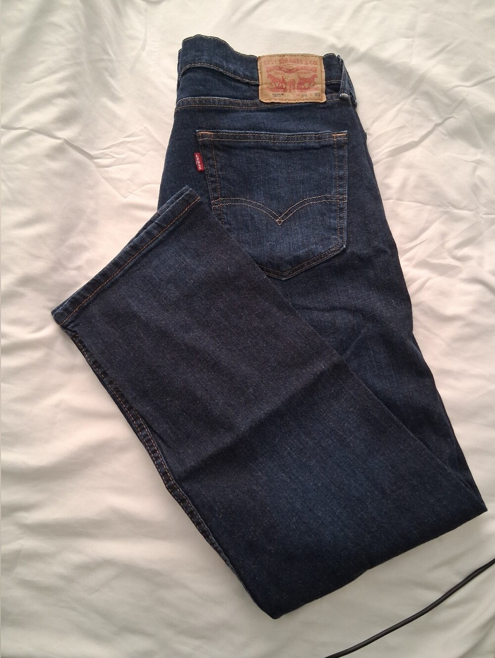 Levi's Men's Straight Dark Blue Denim Jeans